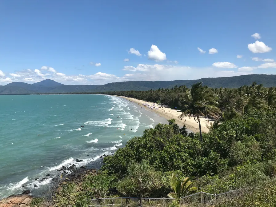 Four Mile Beach Port Douglas is a terrific place to visit on a Queensland family beach holiday