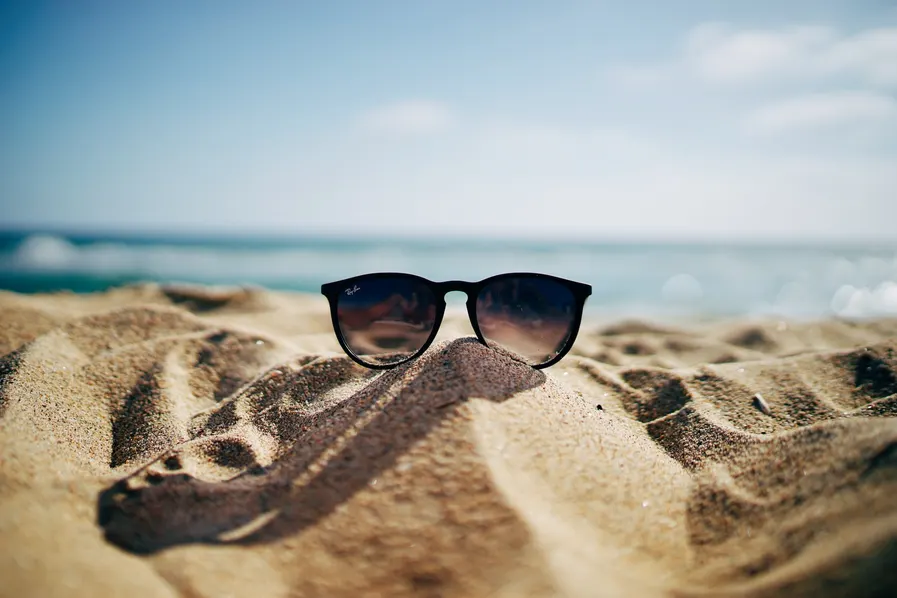 Sunglasses at Beach in Queensland, Australia