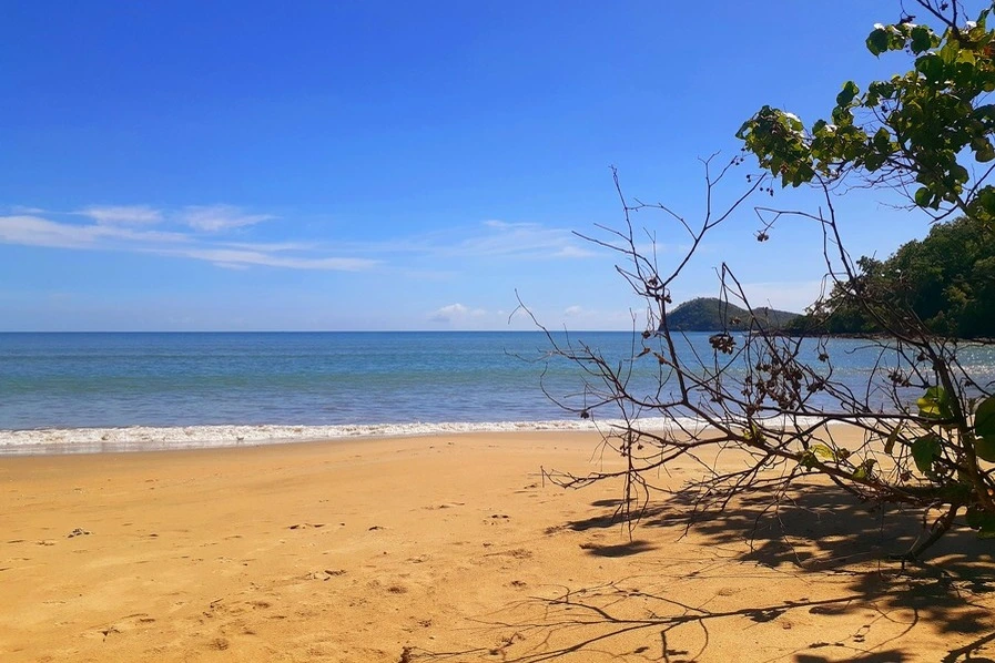 View of the Coral Sea at Ellis Beach Tropical North Queensland