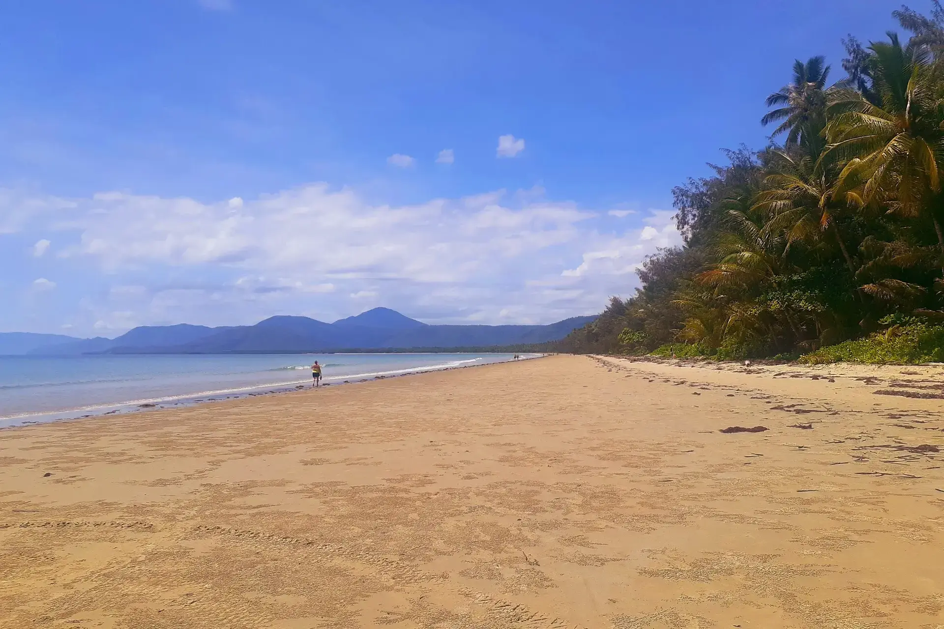 Full length view of Four Mile Beach Port Douglas Tropical North Queensland