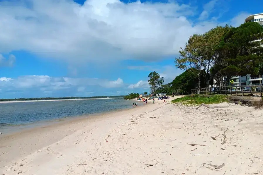 View of Golden Beach Caloundra Sunshine Coast QLD