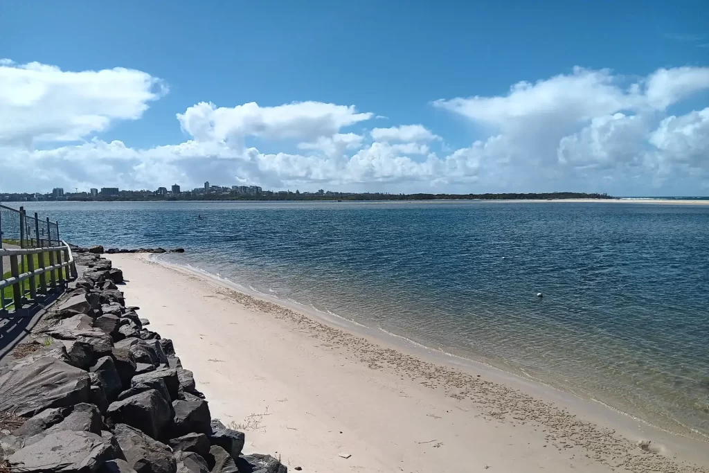 Beautiful views at Golden Beach Sunshine Coast in Caloundra