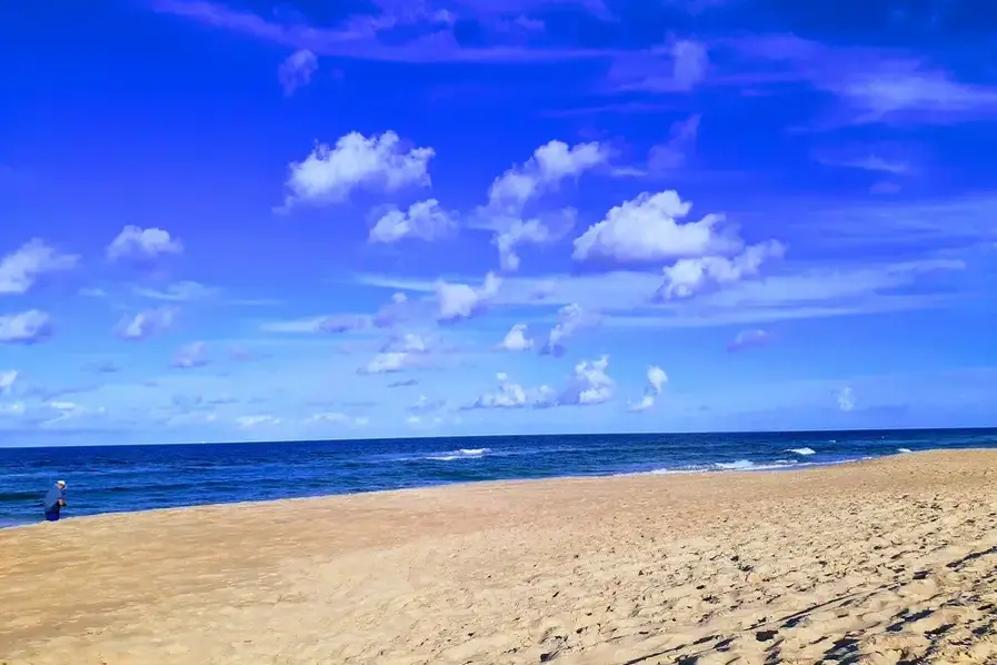 Beautiful view of Kawana Beach Sunshine Coast in Queensland, Australia