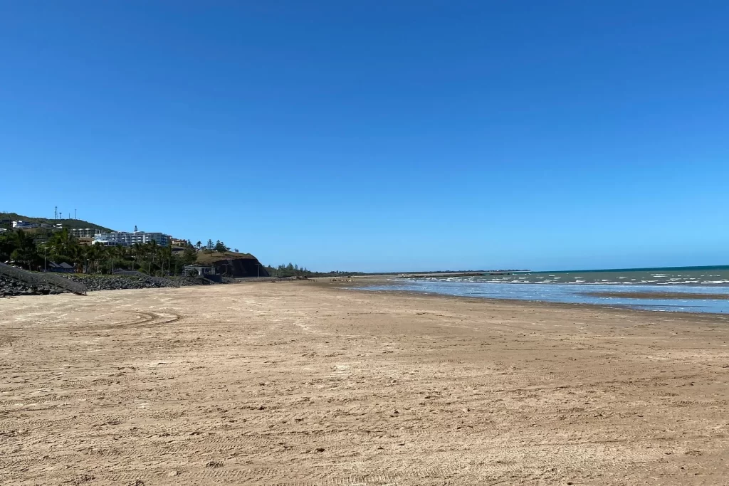 View of Yeppoon Lagoon Beach on the Capricorn Coast in Queensland