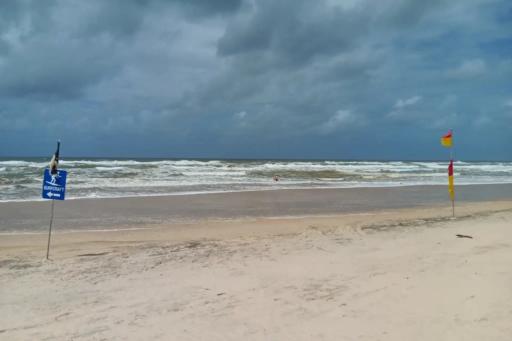 View of the Coral Sea at Peregian Beach on the Sunshine Coast in Queensland, Australia