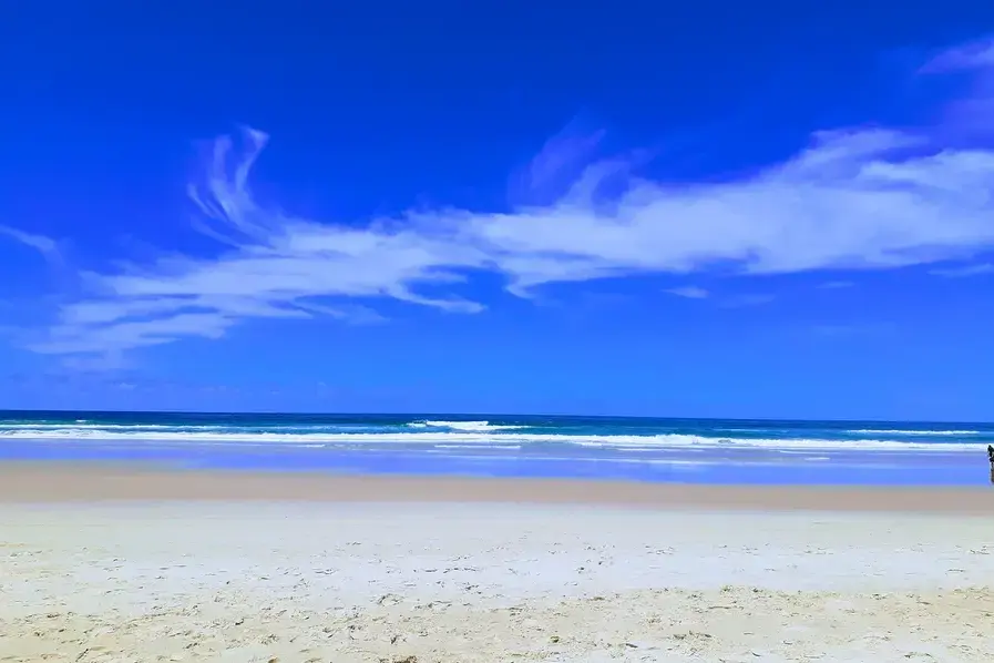 Unusual cloud formation at Peregian Beach on the Sunshine Coast in Queensland.