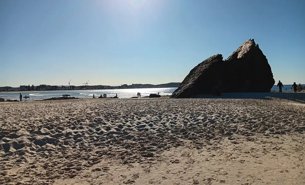 Big Rock at Currumbin Beach on the Gold Coast in Queensland, Australia