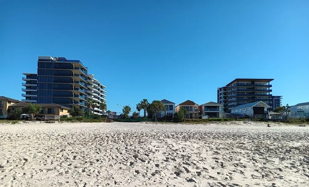 View of holiday accommodation at Palm Beach Gold Coast Australia