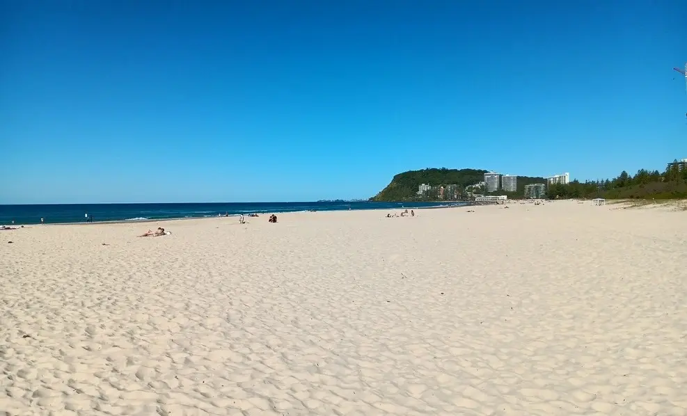 Extended view of Burleigh Heads Gold Coast Queensland Australia