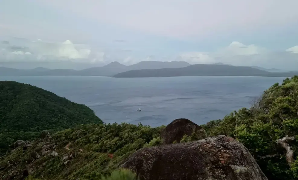 View of the sea at Fitzroy Island Qld Australia