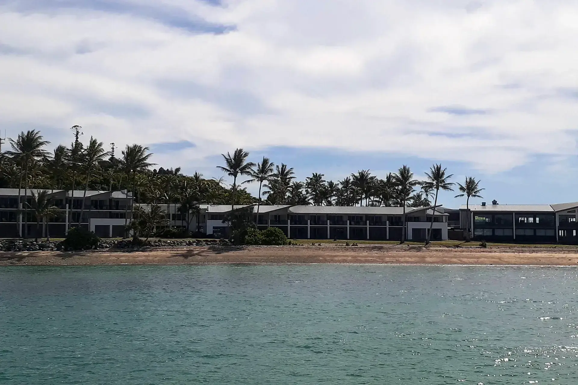 View of the resort at Daydream Island in Queensland, Australia.