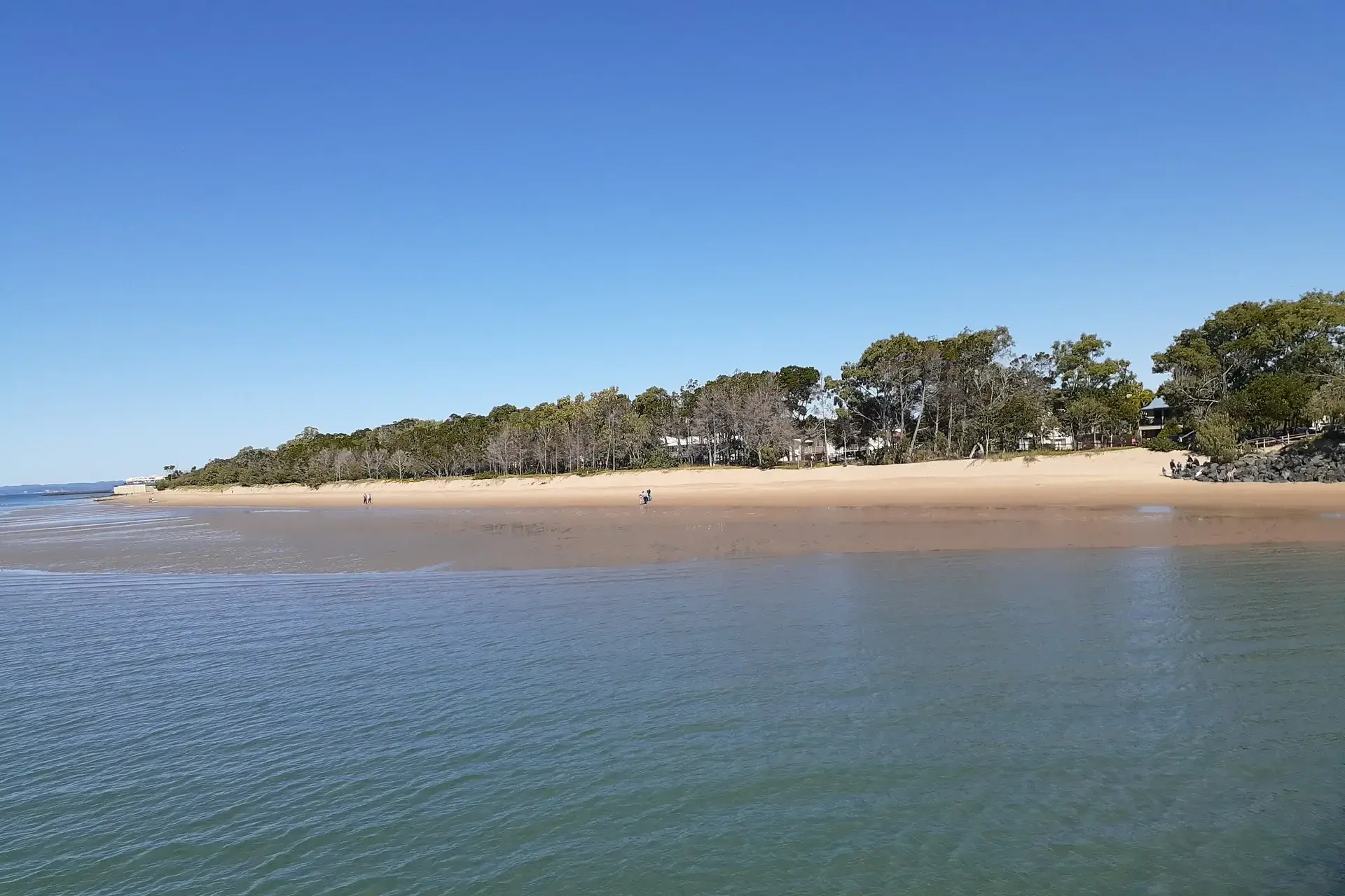 Urangan Beach near Hervey Bay on the Fraser Coast in Queensland