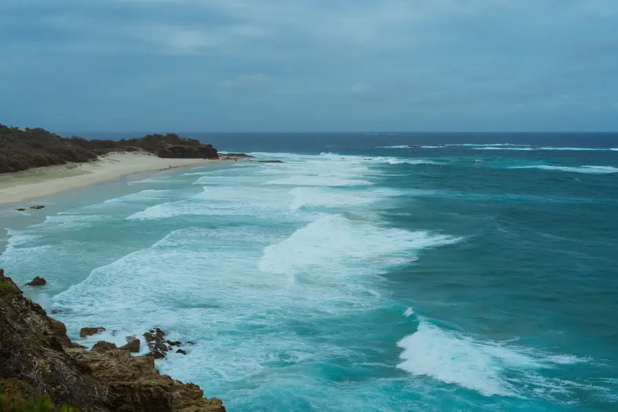 North Stradbroke Island Beach View in Queensland