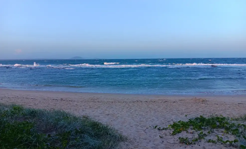 Ocean view at Point Cartwright Beach on the Sunshine Coast in Queensland Australia