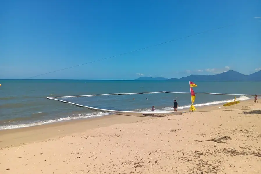 Stinger net at Holloway Beach in Tropical North Queensland