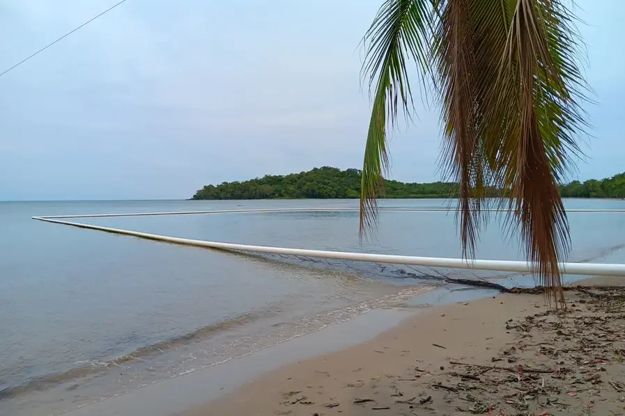 Stinger net at Kewarra Beach in Tropical North Queensland