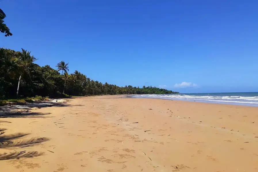 Extended view of Mission Beach in North Queensland Australia