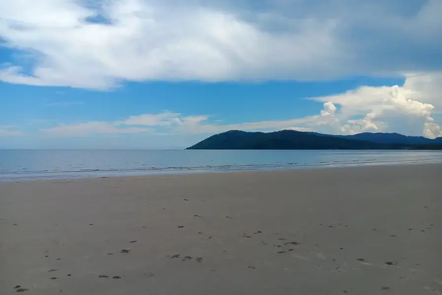 Headland at Thornton Beach in Tropical North Queensland