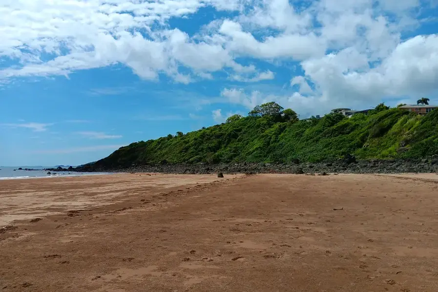 Headland at Sarina Beach on the Serenity Coast in Queensland, Australia